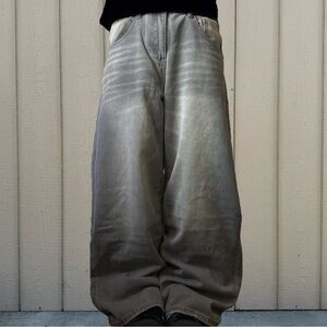 Baggy wide legged southpole style grey jeans
